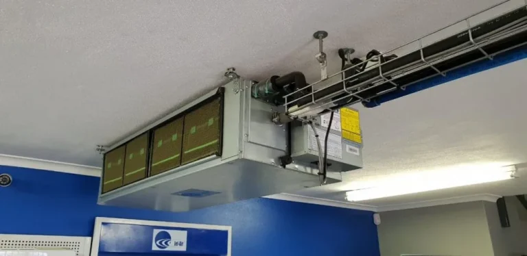 Commercial air conditioning installation from the Mbombela project gallery