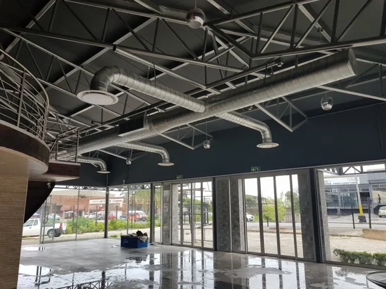 Commercial air conditioning installation from the Mbombela project gallery