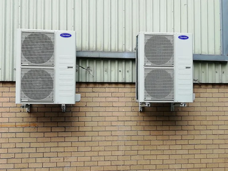 Outdoor air conditioning unit from the Mbombela project gallery