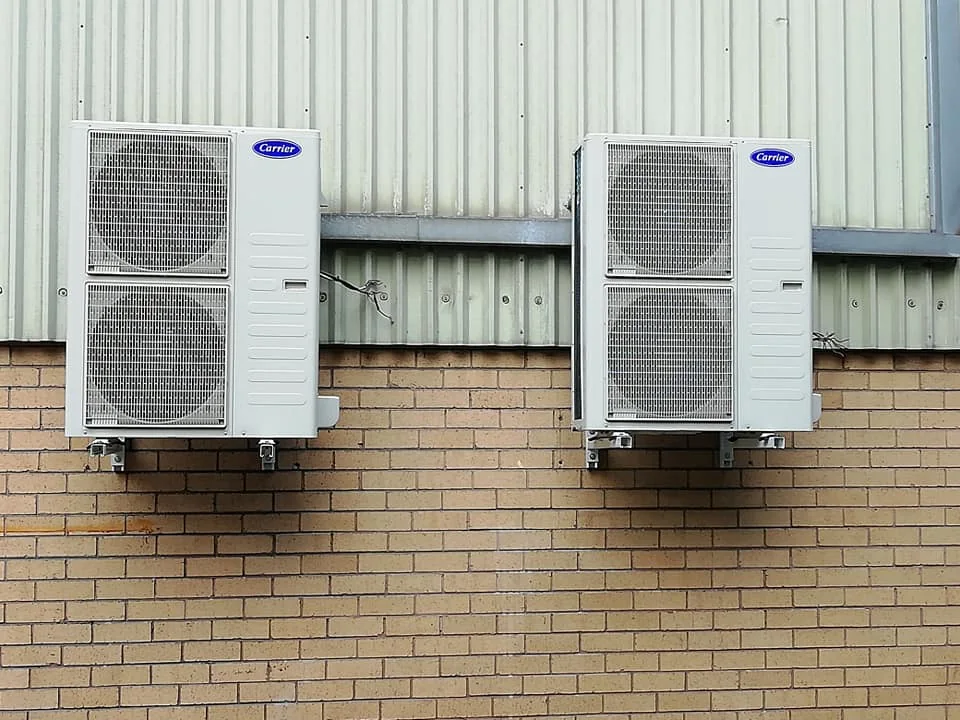 Outdoor air conditioning unit from the Mbombela project gallery